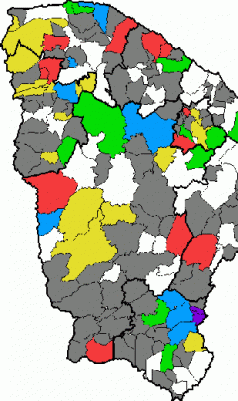 Mapa de Chuvas (Foto: Funceme)
