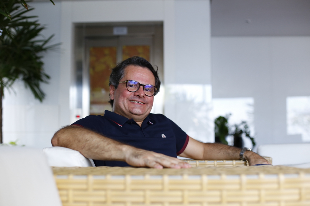 FORTALEZA,CE,BRASIL,04.01.2018: Jonas Marques, diretor da divisão de Consumer Care da empresa Bayer HealthCare, na Itália. (fotos: Tatiana Fortes/ O POVO)