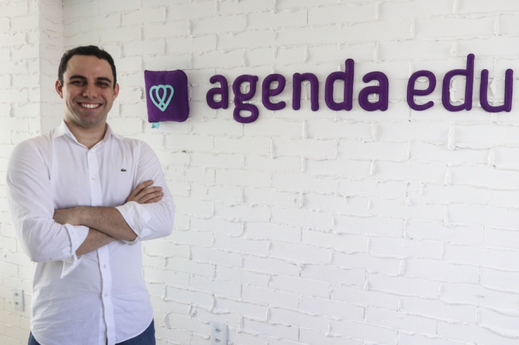 Anderson Morais, CEO da start up Agenda Edu  (Foto: ALEX GOMES)