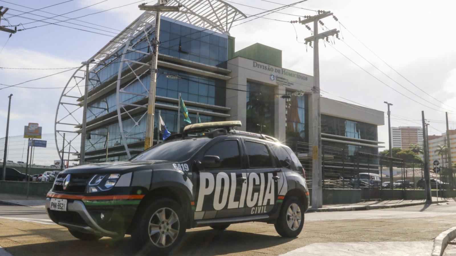 Foto de apoio ilustrativo (fachado do pr&eacute;dio da Divis&atilde;o de Homic&iacute;dios) (Foto: ALEX GOMES)