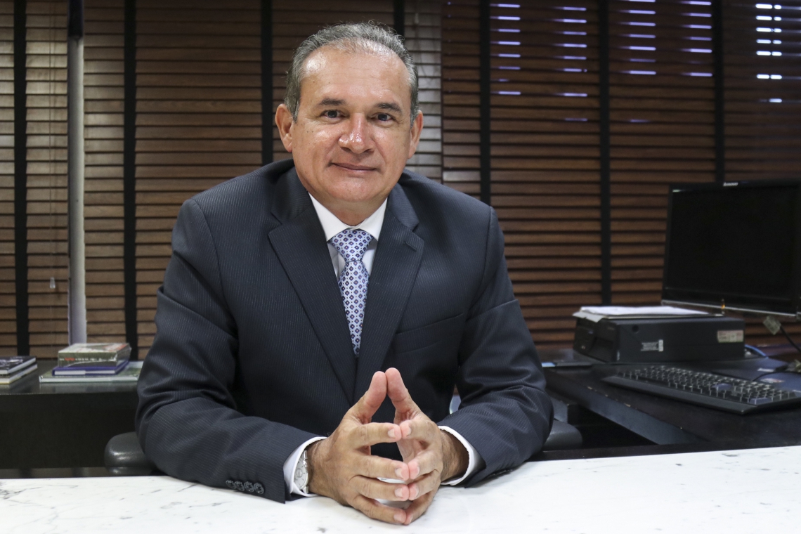 ￼Desembargador Washington Araújo, presidente do Tribunal de Justiça do Ceará  (Foto: ALEX GOMES)