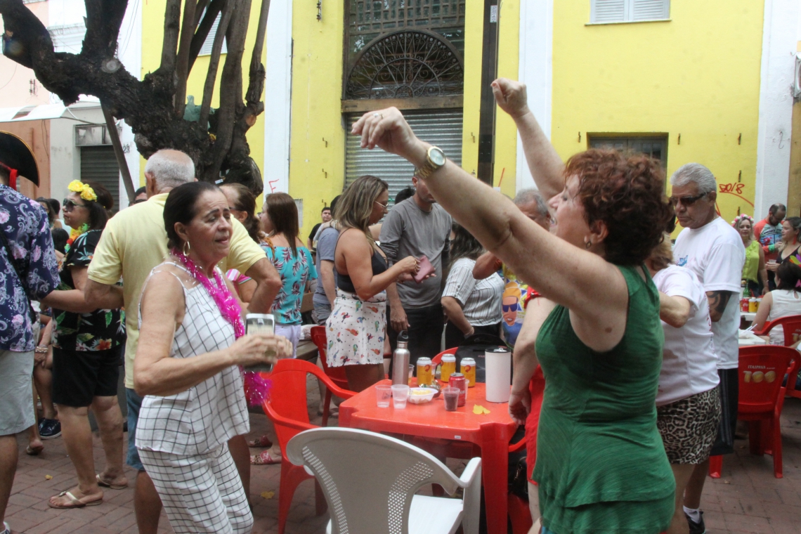 Prefeitura de Fortaleza, promove o pré-Carnaval, no Largo Raimundo do Queijo, no Centro