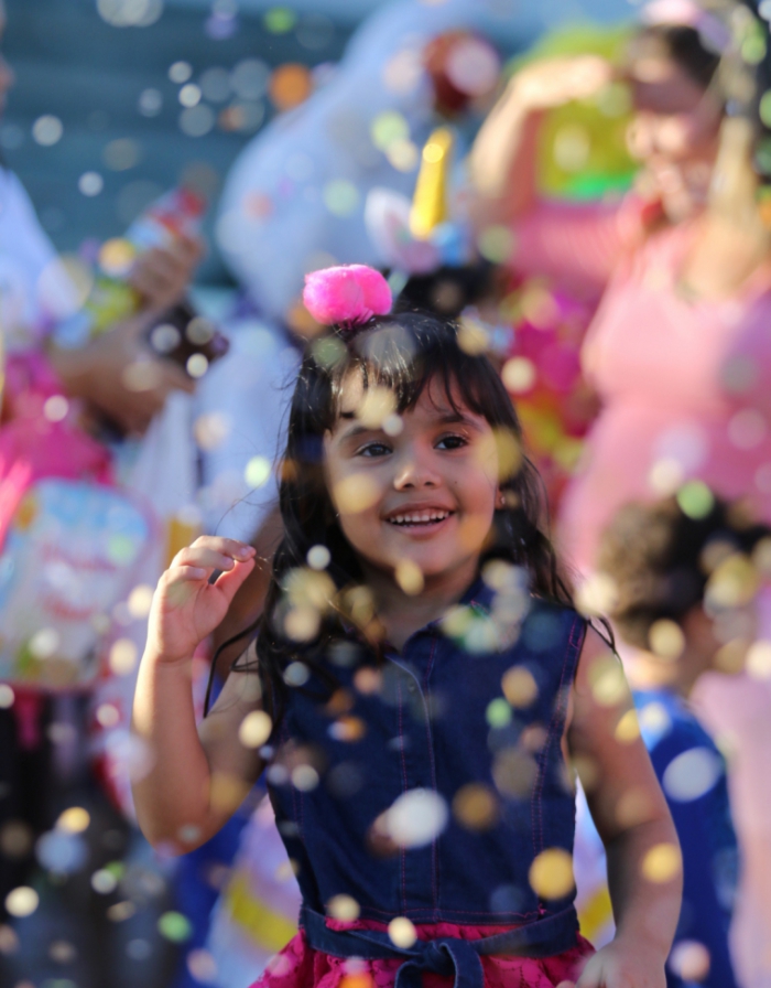 ￼No RioMar, o domingo foi de 
Carnaval para a criançada (Foto: FOTOS FABIO LIMA)