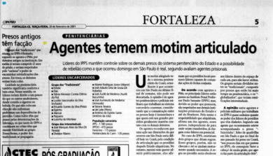 Matéria publicada no O POVO em 20/2/2001