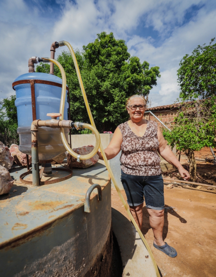 Celina Barros tem projeto de uso do biodigestor em Parambu. (Foto: Mateus Dantas / O POVO) (Foto: Mateus Dantas)