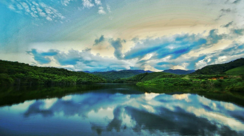 Barragem Germinal, em Palmácia. 