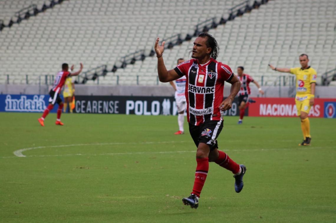 Enercino marcou o gol da partida. Foto: Ronaldo Oliveira/FerroviÃ¡rio