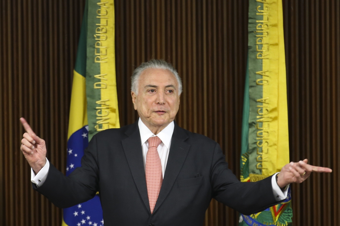￼MICHEL TEMER disse que 
as críticas foram importantes 
em seu mandato (Foto: Antonio Cruz/ Agência Brasil)
