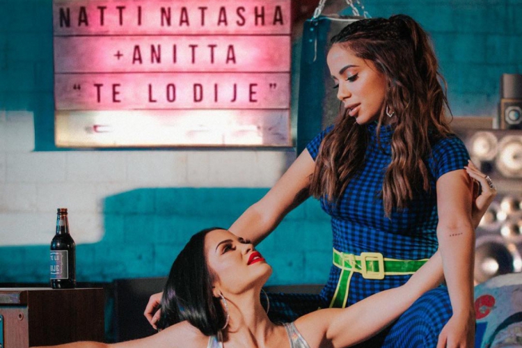 Natti e Anitta gravaram o clipe no México (Foto: Reprodução/Instagram)