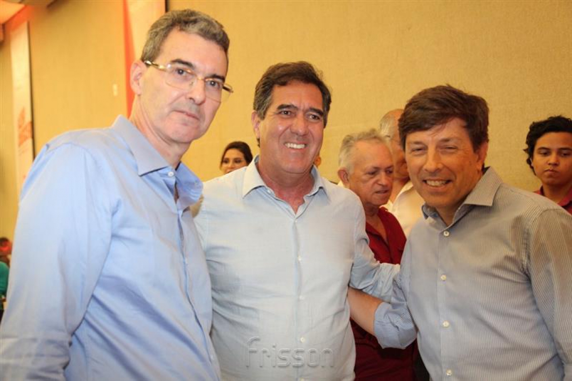 Geraldo Luciano, Luiz Gastão Bittencourt e João Amoêdo (Foto: frisson )