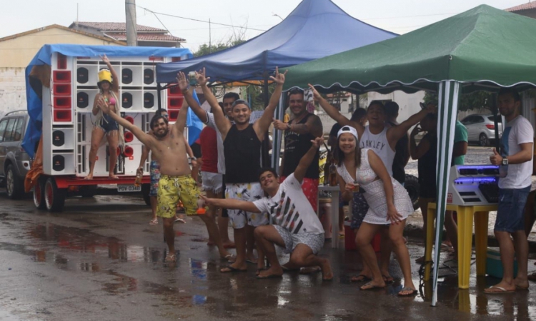 Pared&atilde;o na pra&ccedil;a de Iguape