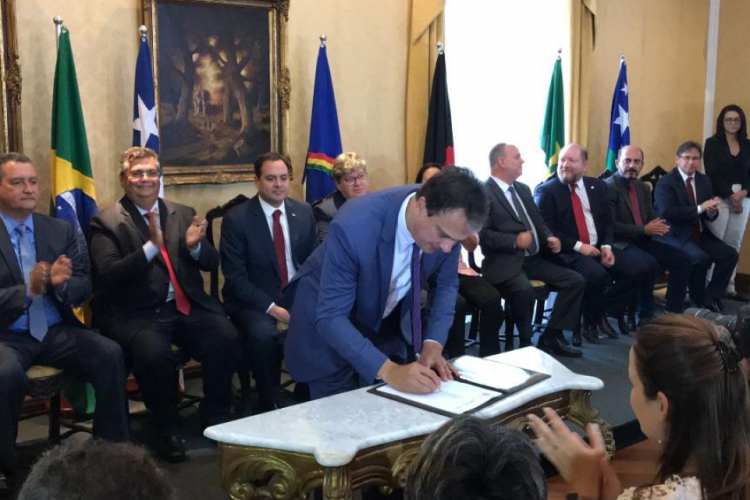 Governador Camilo Santana participa do Encontro Regional de Governadores no Maranhão. (Foto: Divulgação / Governo do Estado)