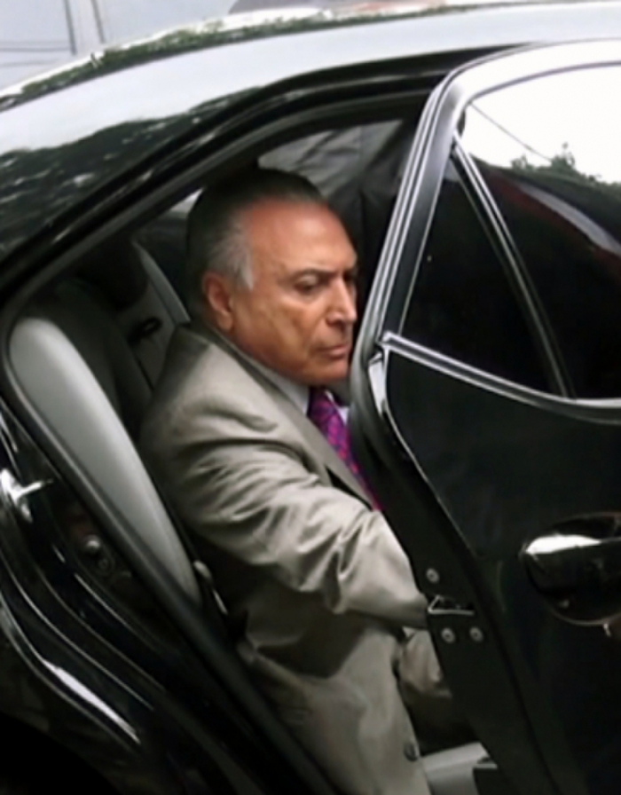 EX-PRESIDENTE Michel Temer foi preso na manhã da última quinta-feira (Foto:  BANDTV / AFP)