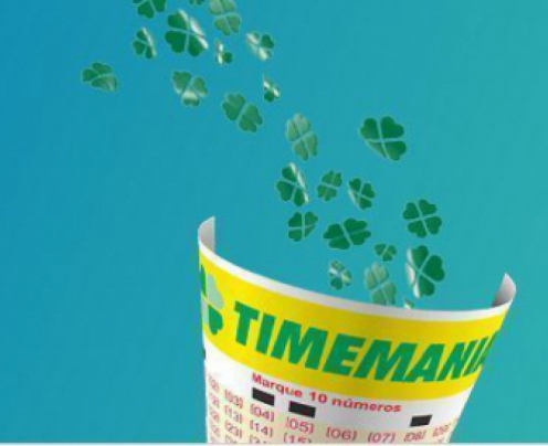O sorteio da Timemania Concurso 1309 será divulgado na noite deste sábado, 23