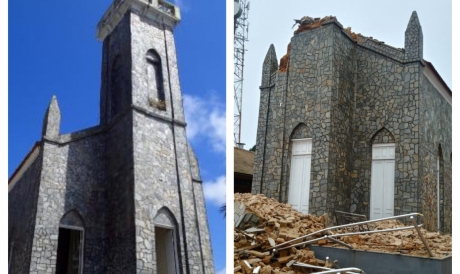 Antes e depois da torre 