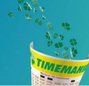 O resultado da Timemania Concurso 1313 foi divulgado na noite desta terça-feira, 2 de abril (02/04)