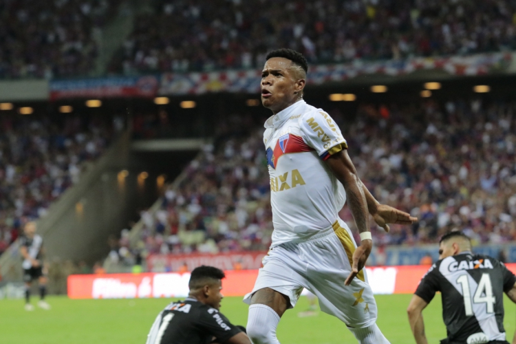 Marcinho marcou quatro gols em 23 jogos pelo Fortaleza em 2019, antes de ir para o futebol chinês