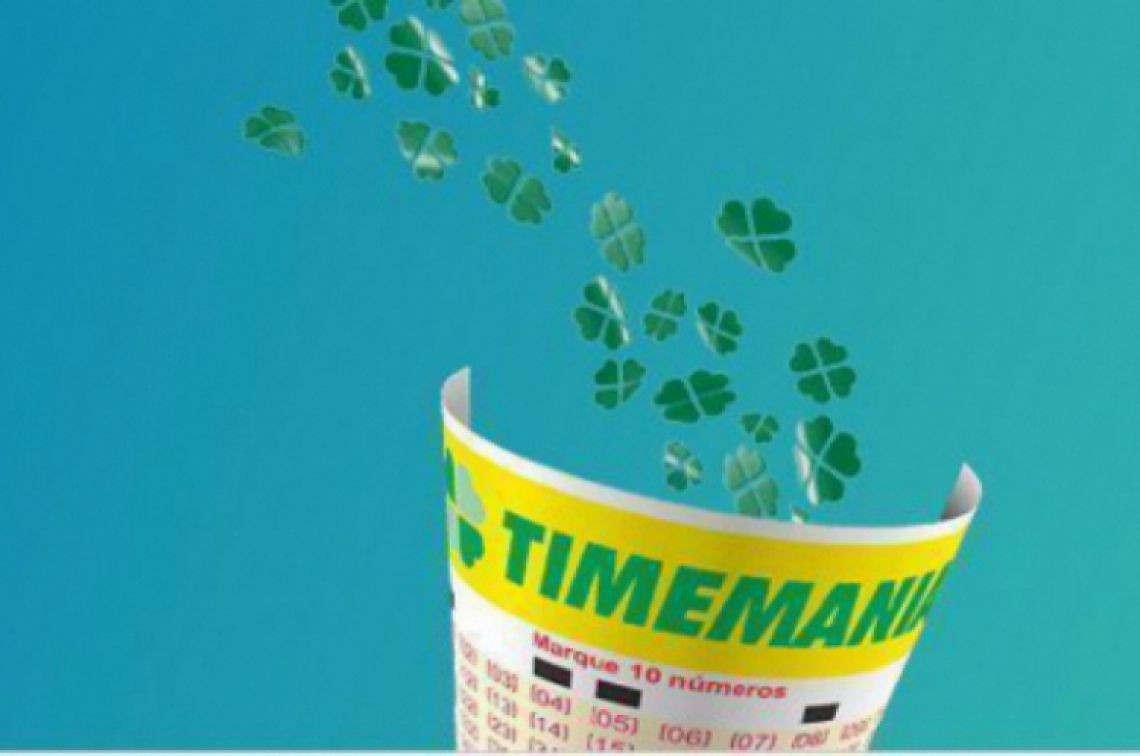 O resultado da Timemania Concurso 1314 será divulgado na noite desta quinta-feira, 4 de abril (04/04)