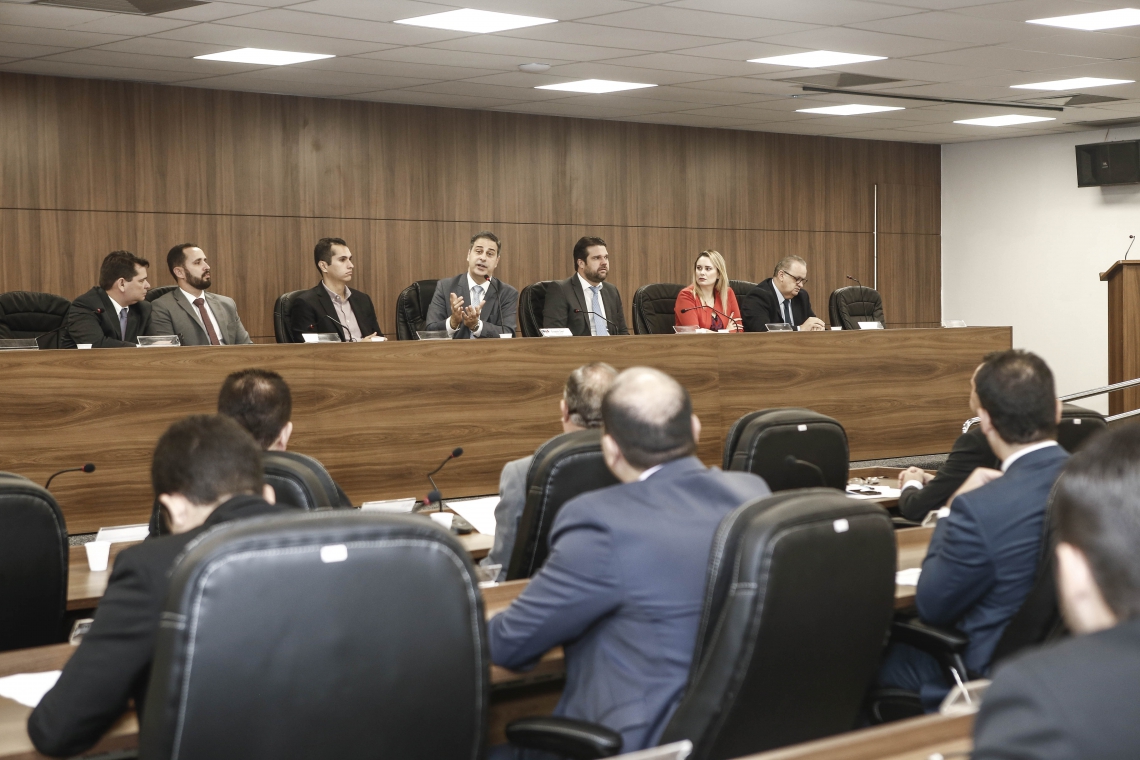 ￼Cúpula estadual da OAB durante a reunião de ontem com parlamentares cearenses (Foto: Natália Rocha/Divulgação)