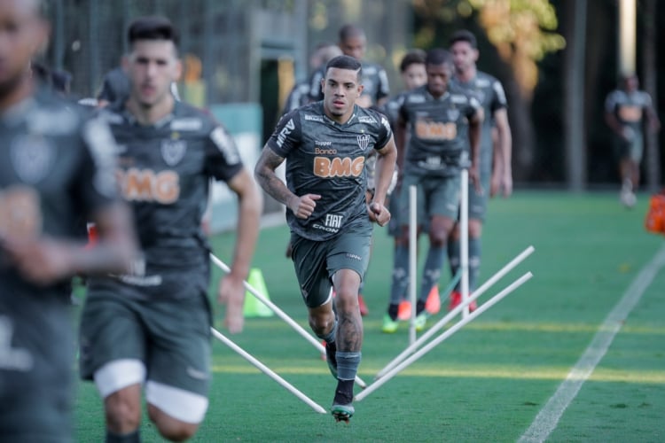David Terans não viajou com o clube para recuperação física (foto: Bruno Cantini/Atlético-MG/Divulgação)