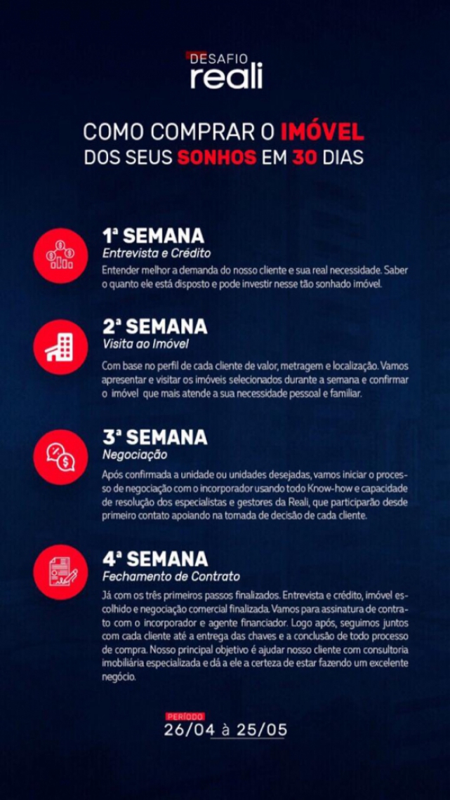 Entenda as etapas da campanha Desafio Reali
