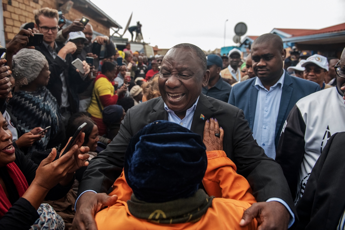￼LÍDER do CNA, Cyril Ramaphosa deverá ser reconduzido à presidência  (Foto: Michele Spatari / AFP)