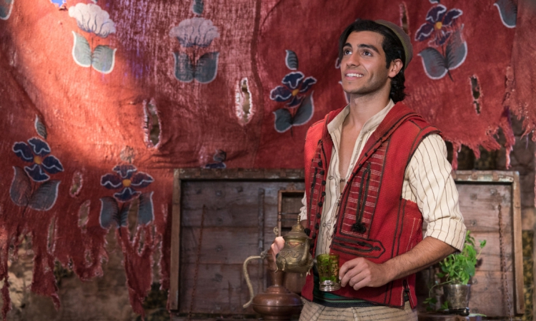 Mena Massoud is Aladdin in Disneyâ..s live-action ALADDIN, directed by Guy Ritchie.
