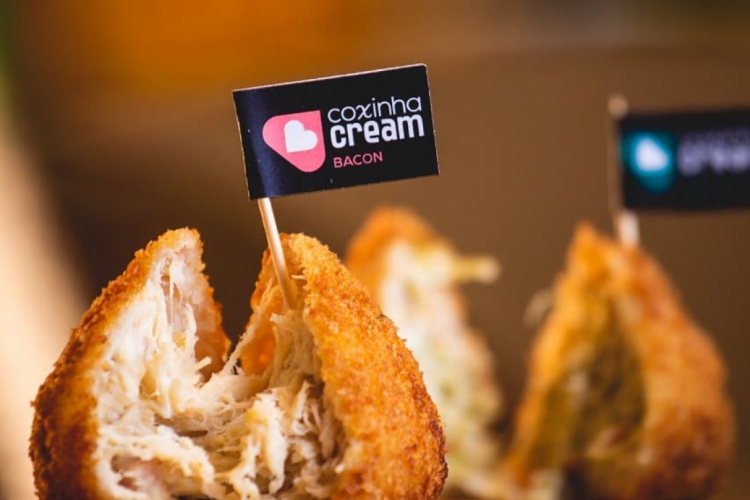 No sábado, a Coxinha Cream sorteará crédito de R$ 20,00 semanal (não acumulativo) durante seis meses