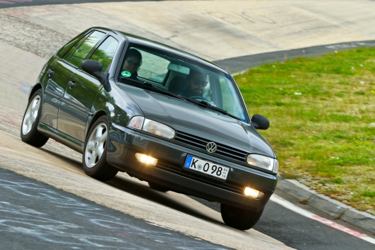 Este foi, certamente, o primeiro Volkswagen Gol a rodar por Nürburgring
