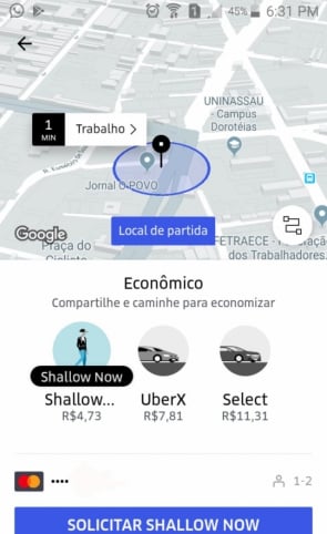  (foto: Reprodução/Uber)