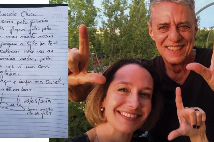 Lula e Chico Buarque se corresponderam nesta semana. 