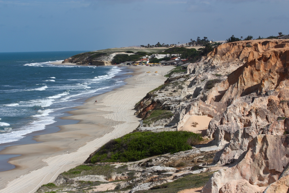 A Praia das Fontes está a cerca de 91 quilômetros de Fortaleza (Foto: Júlio Caesar)