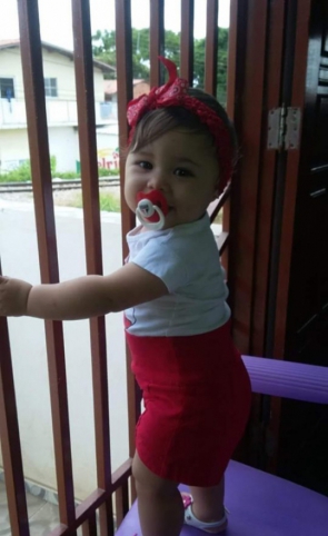 Mãe e filha foram mortas a golpes de faca em Itapipoca (foto: FOTO: Maria Cecília completaria dois anos de idade )