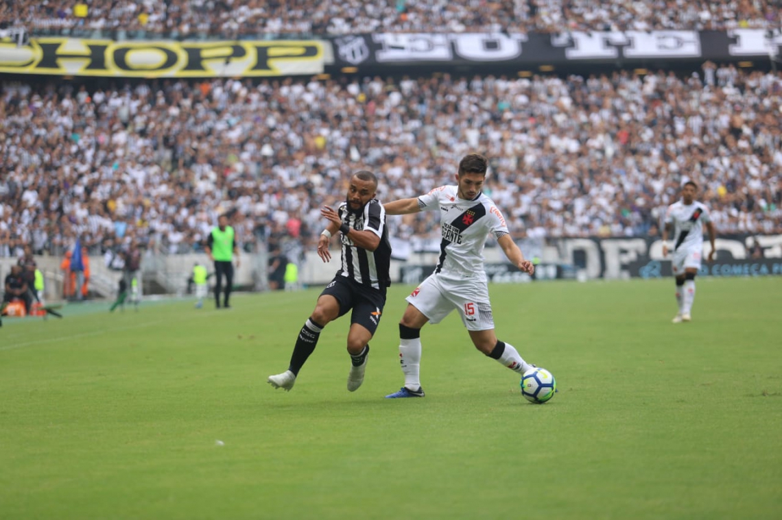 No Ãºltimo encontro entre ambos, CearÃ¡ e Vasco empataram sem gols 