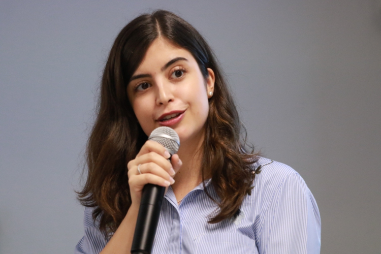 A deputada federal Tabata Amaral critica o ex-presidenci&aacute;vel Ciro Gomes (foto: Tatiana For...