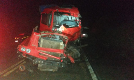 Colisão ocorreu na noite desta segunda-feira, por volta de 20 horas. 
