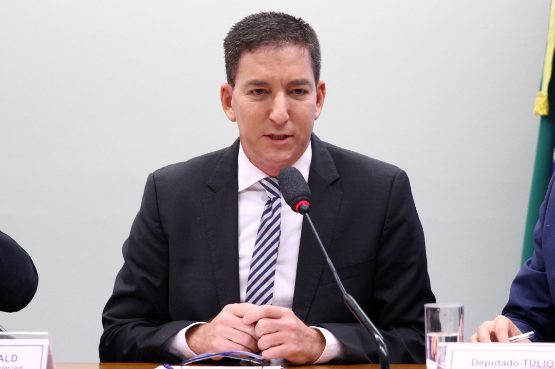 ￼JORNALISTA Glenn Greenwald voltou a ser alvo de críticas de Bolsonaro (Foto: Vinicius Loures/Câmara dos Deputados)