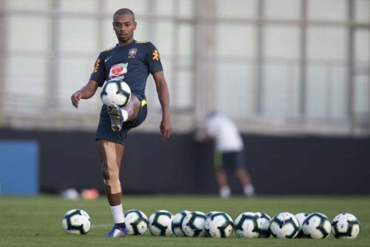 Fernandinho ficou de fora do último jogo da Seleção, diante do Paraguai, nas quartas de final da competição, na última quinta-feira, 27(foto: Lucas Figueiredo/CBF)
