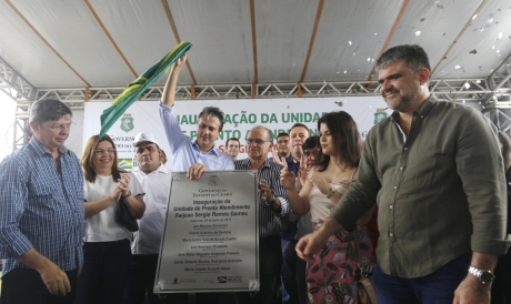 O governador Camilo Santana esteve, na manhã deste sábado, 29, na cidade de Jaguaribe, onde foi inaugurada a 35ª Unidade de Pronto Atendimento (UPA) do Estado 