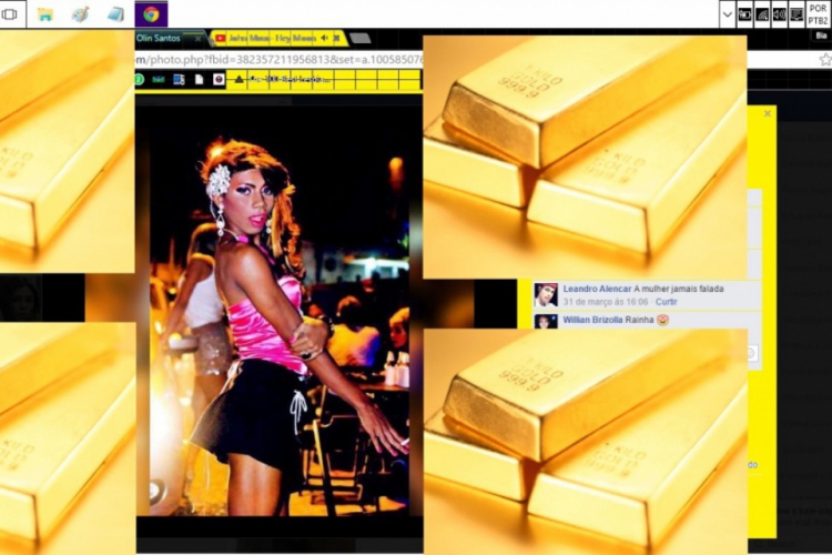 Colagem digital da série printscreenpaint44, de Bia Leite, 2015(foto: divulgação)