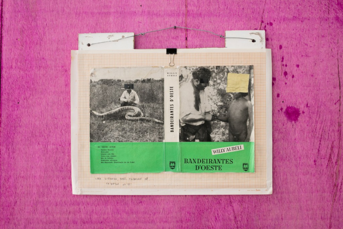 Vista da exposição "Frente de trabalho", de Ícaro Lira, 2018