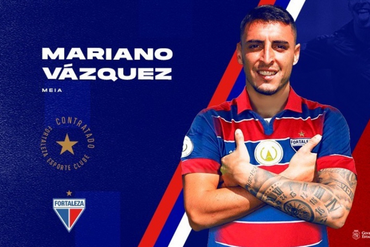 Vázquez será o terceiro estrangeiro no atual elenco do Fortaleza(foto: Fortaleza/Divulgação)
