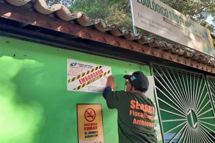 A medida sobre o Zoológico São Francisco será mantida até a solicitação da autorização.(f...