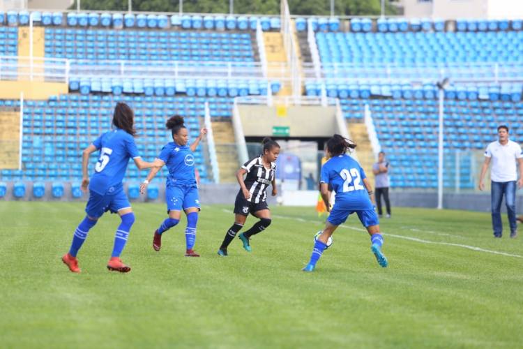 Ceará foi derrotado por 2 a 0 para o Cruzeiro, no PV.(foto: (Mauro Jeferson/Ceará SC))