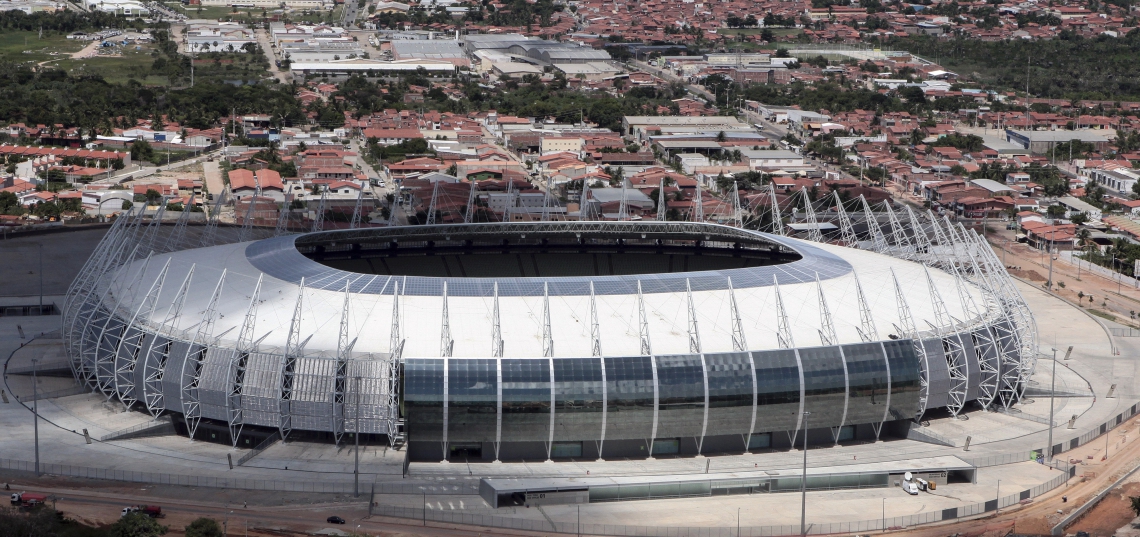 Arena Castelão tem capacidade para cerca de 60 mil pessoas (Foto: Fábio Lima/Portal da Copa/ME)