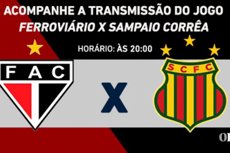 Arte gráfica com informações da partida(foto: O POVO)