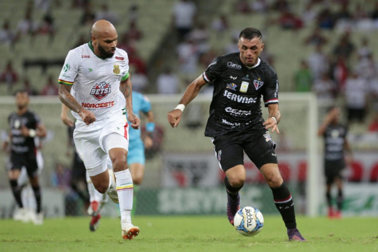 EDSON CARIÚS não marca para o Ferrão desde a oitava rodada da Série C(foto: Julio Caesar/O P...
