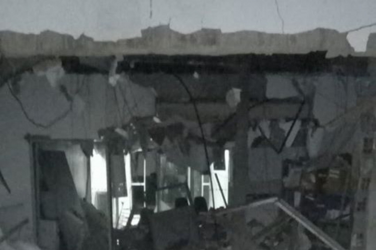 Agência foi atacada por volta das 2 horas da madrugada(foto: WhatsApp O POVO)