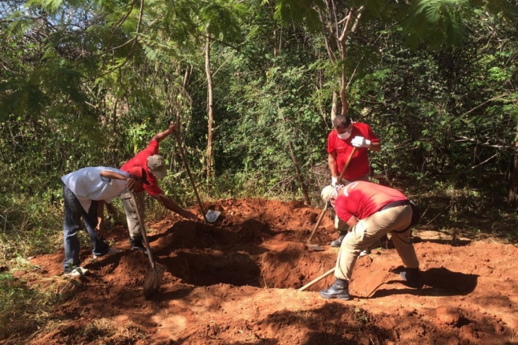 Três ossadas foram encontradas em Iguatu(foto: WhatsApp O POVO)