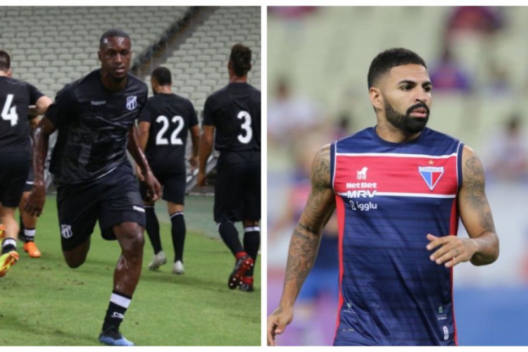 William Oliveira e Romarinho são dúvidas para embate (foto: Felipe Santos/Cearasc.com/Divulgaç...